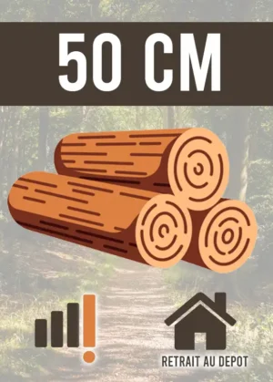 Bûches de 50 cm — Retrait au dépôt