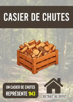 Casier de chutes de bois — Retrait au dépôt