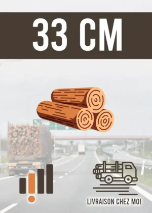 Bûches de 33 cm