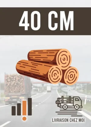 Bûches de 40 cm