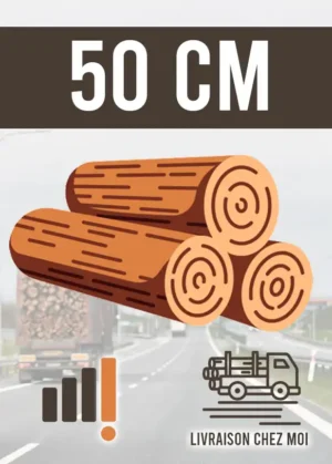 Bûches de 50 cm